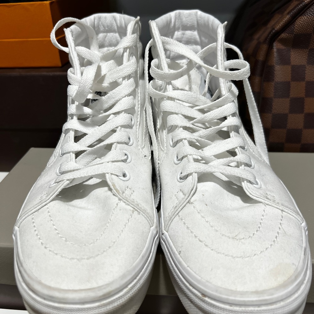 Vans White High-Top Sneakers